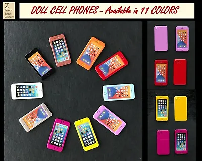 Doll Cell Phone Miniature-1:6 Scale For Fashion Royalty /IT/Barbie/ Poppy Doll • $10.99