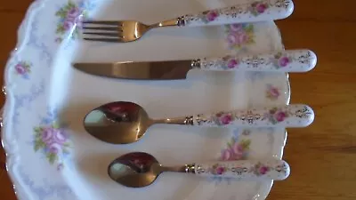 £44.99 • Buy A NEW  24pcs Cutlery Set  Good  Match For ROYAL ALBERT TRANQUILITY  + Similar