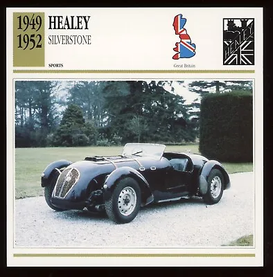 1949 - 1952 Healey Silverstone  Classic Cars Card • $4.95