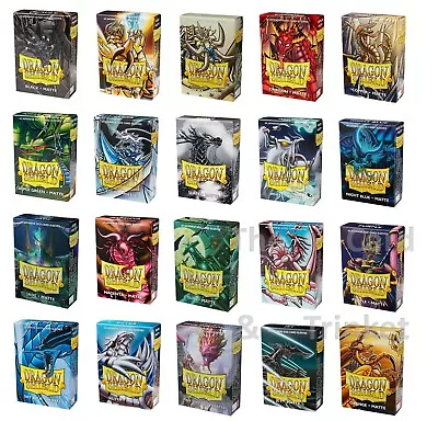 60 Dragon Shield Matte Japanese Small Deck Protector Sleeves Card 59 X 86mm • $12.95