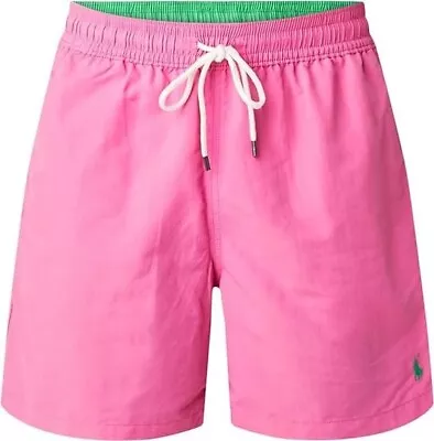 New! Polo Ralph Lauren Swim Shorts Trunks 4xb Big 4xl Pink Green Aloha Pony Surf • $34.99