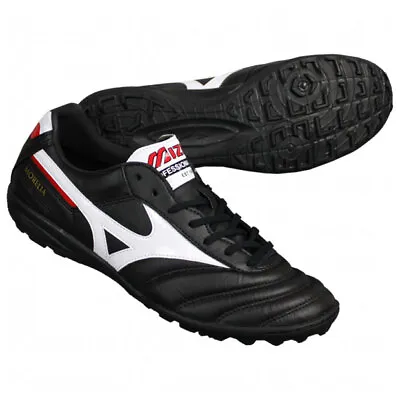 Mizuno MORELIA TF Black × White Q1GB1600 01 Soccer Football Futsal Shoes New • $129.99