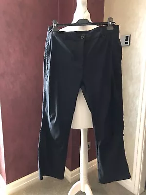 £9.99 • Buy NEW Peter Storm Black Trousers, Size12 Could Be A Small 14