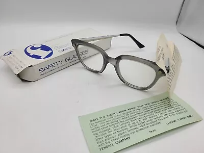 Vintage Fendall Safety Glasses 1450 MK T-30 Multi Fit Temple NEW OLD STOCK • $49