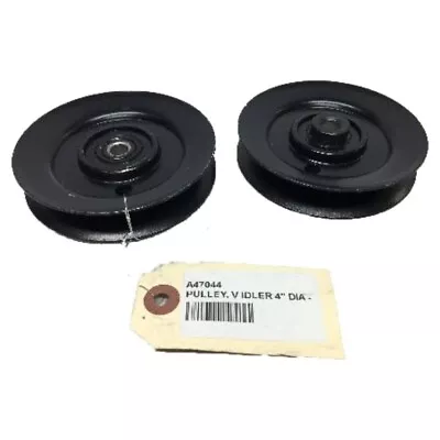 $55.17 • Buy Craftsman Agri-fab V Belt Idler Pulley Wheel 4  Diameter 3/8  Bore 47044 Qty 2