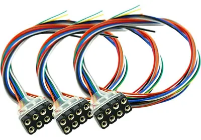 DCC Concepts ~ Decoder Harness ~ 8 Pin Female To Open Wires ~ 200mm ~ DCC-8PF3 • $16.23