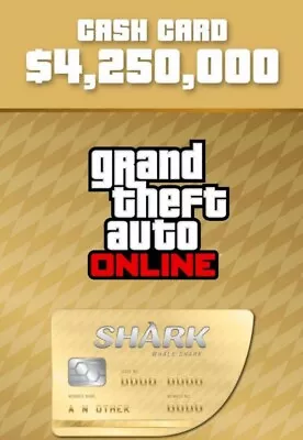 GTA 5 SHARK CARD $4250000 Code • $42