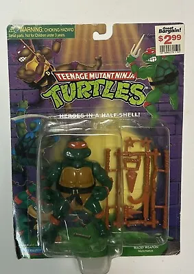 Playmates Toys TMNT 1998 Michelangelo Action Figure  Sealed On Card • $29.99