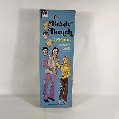 Vintage The Brady Bunch Paper Dolls - Marcia And Greg Brady By Whitman  • $31.99