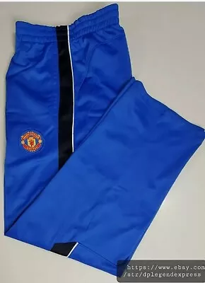 Manchester United Soccer Blue Athletic Sweatpants Men's Sz XL • $19.99