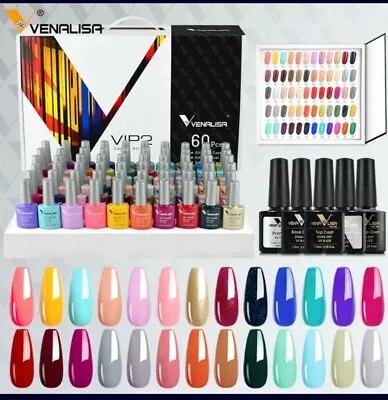  Venalisa Gel Polish Kit Color Gel Polish UV LED VIP2 Brand New  • £119.99