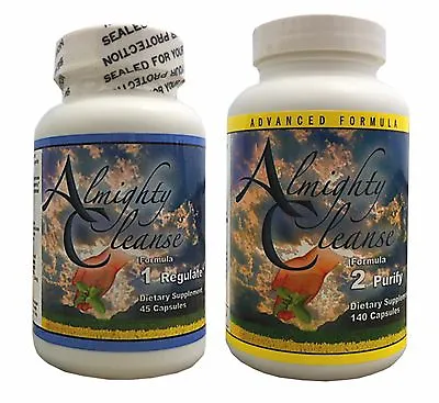 Almighty Cleanse 7-Day Detox Formula 1+2 Colon Cleanser Weight Loss Complete Set • $51.99