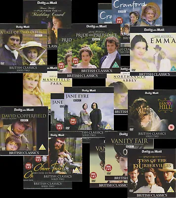 British TV Drama Classics Region 2 Pal DVD --- Select Title From Options • £5.99