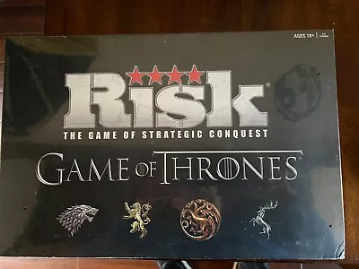 GAME OF THRONES RISK BOARD GAME OF STRATEGIC CONQUEST Brand New In Plastic Wrap • $25