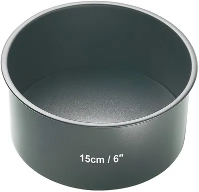 Masterclass Non Stick 15cm / 6 Inch Deep Round Loose Base / Bottom Cake Tin • £17.95