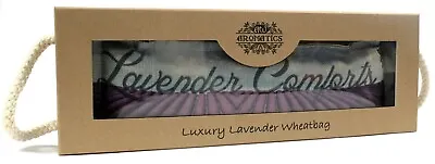 Gift Boxed Luxury Wheat / Lavender Comforts Bag Microwavable Warmer Heat Cushion • £14.89