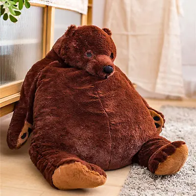 SNOWOLF Djungelskog Bear Giant Simulation Bear Toy Stuffed Animal Plush Doll For • $30.90