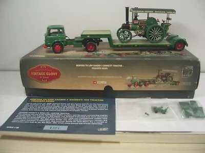 Corgi - Bedford Tk Low Loader & Garrett 4cd Steam Road Tractor -  1/50  • $60.98