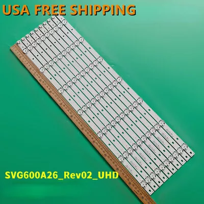 10pcs SVG600A26_Rev02_UHD For Vizio E60U-D3 Backlight LED Strips Full Set • $29.42