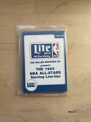 1985 Star Miller Lite Sealed NBA All Stars Bag Set Michael Jordan RC  • $2850