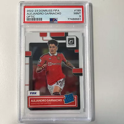 Panini  Donruss 22-23 Alejandro Garnacho Man Utd Optic Psa 9 • £10