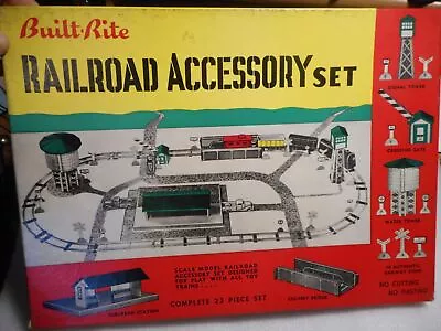 NOS Built Rite O Scale Railroad Layout Accessory Set In Box Station Tower  • $19.99