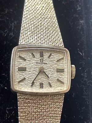 Vintage Omega Womens Mechanical Wind Up 10K Gold Filled • $199