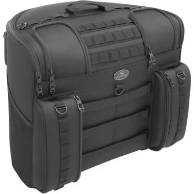 Saddlemen BR4100 Tactical Back Rest Bag Motorcycle Luggage Fits Tour Pack • $226.95