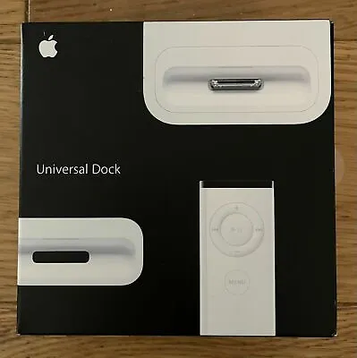 £44.99 • Buy Apple Universal Dock Kit For IPod IPhone With Infrared (IR) Remote MB125G/C