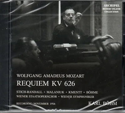 Mozart - Requiem - Stich-randall - Malaniuk - Bohm - Wiener 1956 - Archipel • £5.99