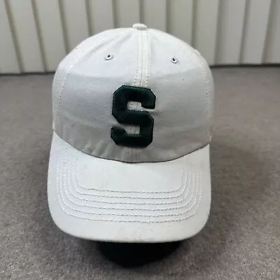 Michigan State Spartans Hat Cap Size M White NCAA Football ' 47 Adults Casual • $11.66