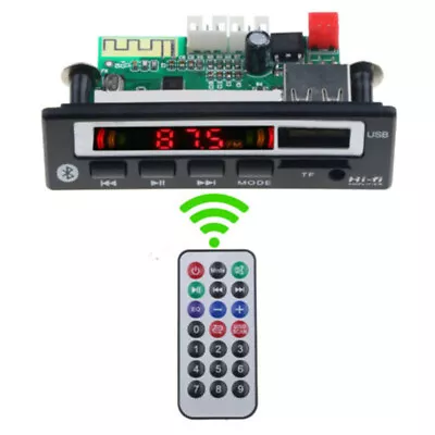 Bluetooth Function MP3 WMA WAV Decoder Board Car Audio FM Radio Stereo Module A • £10.01