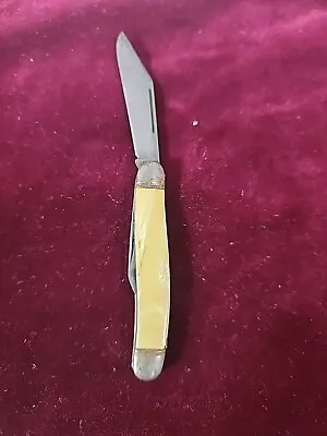 Vintage Cracked Ice Hammer Brand 2 Blade Pocket Knife • $9.50