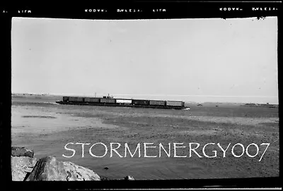 $14.99 • Buy New Haven Railroad Train Barge Oak Point NY New York Ferry Transfer 1954 Photo