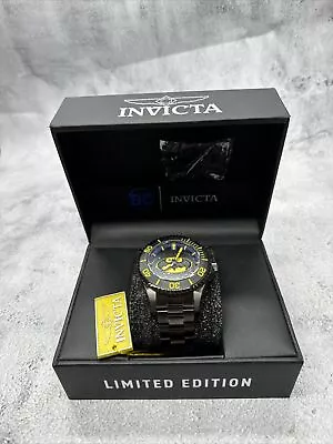 New Invicta 26901 Dc Comics Limited Batman Automatic Watch Gunmental 47mm Steel • $118.70