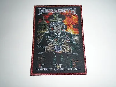 Megadeth Symphony Of Destruction Woven Patch • $9.89