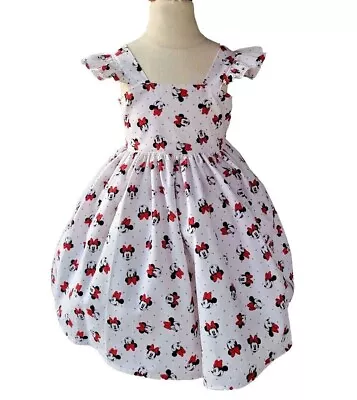 Minnie Girl Dress Minnie Mouse Sundress Birthday Boutique Girls Minnie Dress • $28