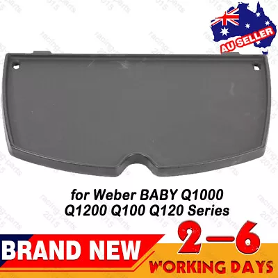 Cast Iron Grill Griddle Plate For Weber BABY Q1000 Q1200 Q100 Q120 Series • $48.59