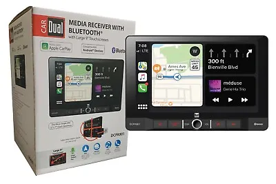 Dual DCPA901 9  Touchscreen Carplay Auto Digital Media Receiver In-Dash Receiver • $339.99