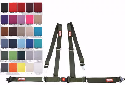 Buggy Seat Belt 4 Point 2  Harness Military Green 30 Colors To Choose From • $39.95