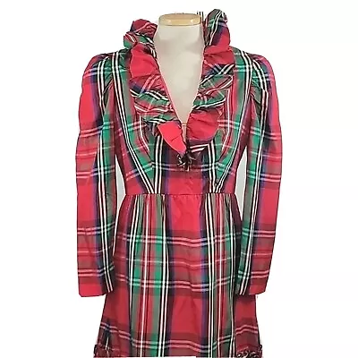 MORTON MYLES For Malcom Charles Vintage Plaid Dress • $140