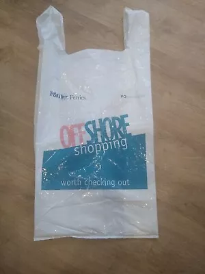 Vintage P&O Ferries Plastic Shopping Bag • £1.99