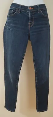 J BRAND Women's Blue Crease Detail Skinny Style #910 Cut 3014 INK Denim Jeans 29 • $36.08