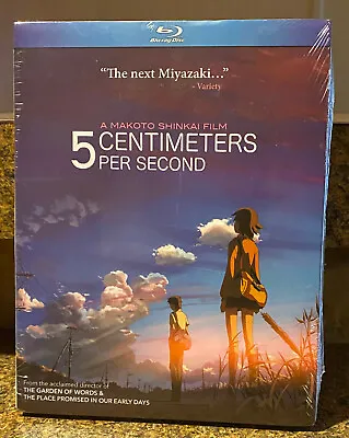 5 Centimeters Per Second (2007) Anime Blu-ray W/Security Label-Out Of Print- New • $40