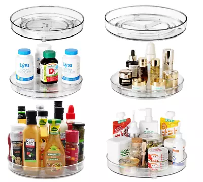 Lazy Susan Rotating Turntable Organizer Set (6PCS) 360° Rotating Storage Trays • $39.99