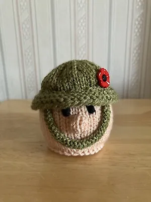 £5.50 • Buy Rememberance Soldier Hand Knitted Chocolate Orange Cover