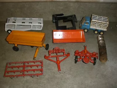 VINTAGE Metal Toy Vehicle Tractor Parts Lot Oliver Tonka Nylint (SU82) • $35