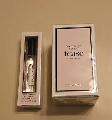 Victoria's Secret Tease Women's Eau De Parfum -1.7 Oz & .23oz Rollerball Lot • $38