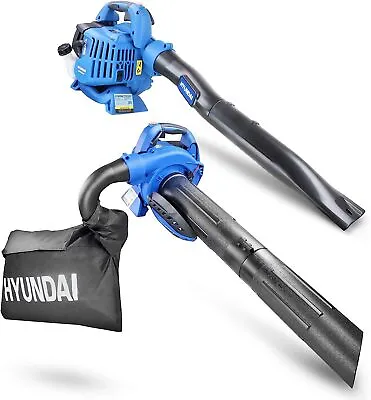 £121.63 • Buy Hyundai 26cc 2-Stroke 3-in-1 Petrol Leaf Blower, Garden Vac & Shredder |