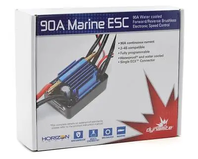 Dynamite 90A 90 Amp Brushless Waterproof Marine Boat RC ESC 2-4S DYNM3870 • $129.95